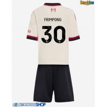 Maglie da calcio Liverpool Jeremie Frimpong #30 Seconda Maglia Bambino 2025-26 Manica Corta + Pantaloni corti)